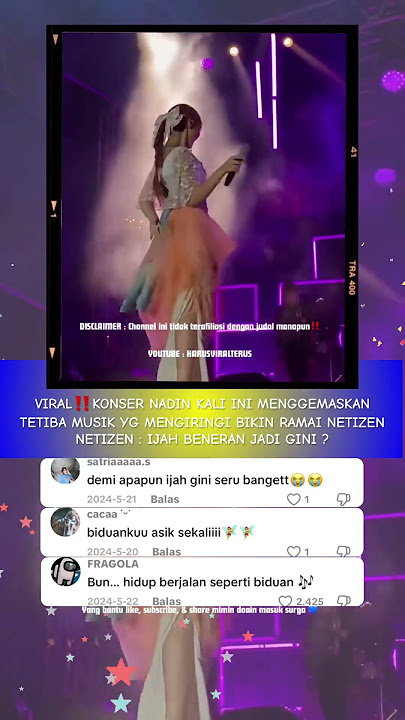 Nadin amizah bergoyang 💃🏼#nadinamizah #kucinggarong #dangdut ##konser #music #harusviral #shorts