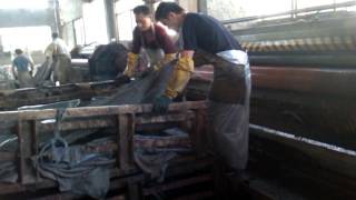 HYDRAULIC FLESHING MACHINE