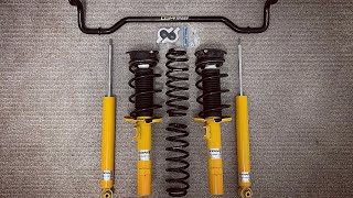 Koni Yellow Sports + Emmanuel Designs Lowering Springs || MK7 GTI || How To Assemble Front Struts