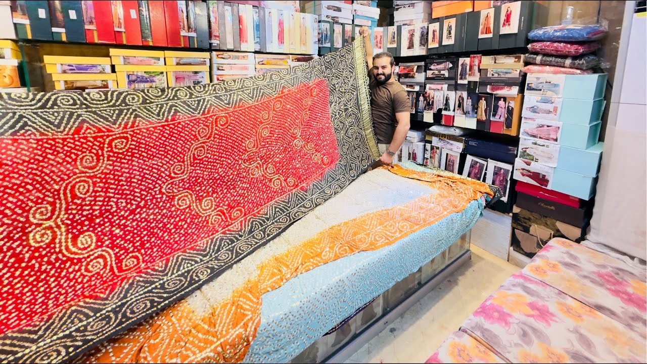 Pure Ghaji Silk Dupata / Total With Makesh Work / Golden Makesh / Only Dupata / SHAHNAZ SILK