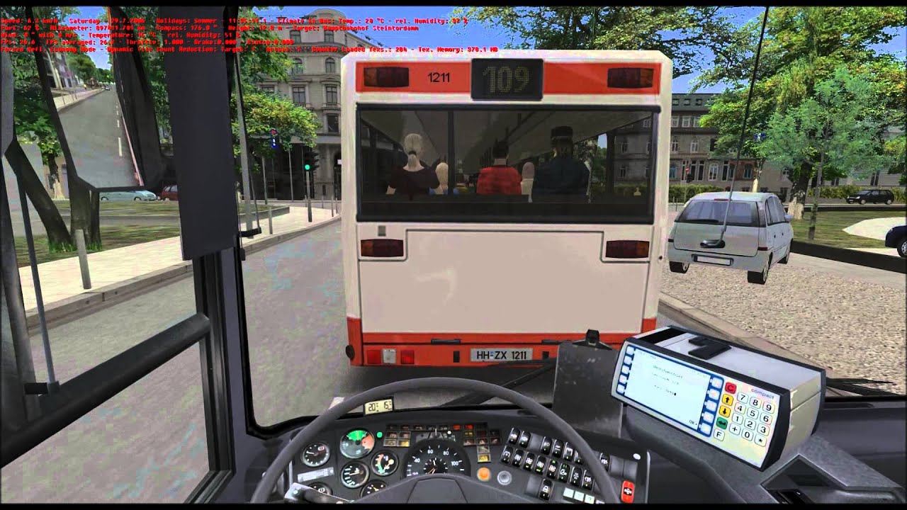 OMSI   109 U Alsterdorf   Hauptbahnhof