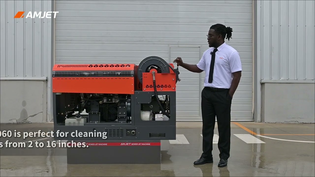 "New Berserker Series with ISUZU diesel engine. Switch modes for any pipe cleaning job."