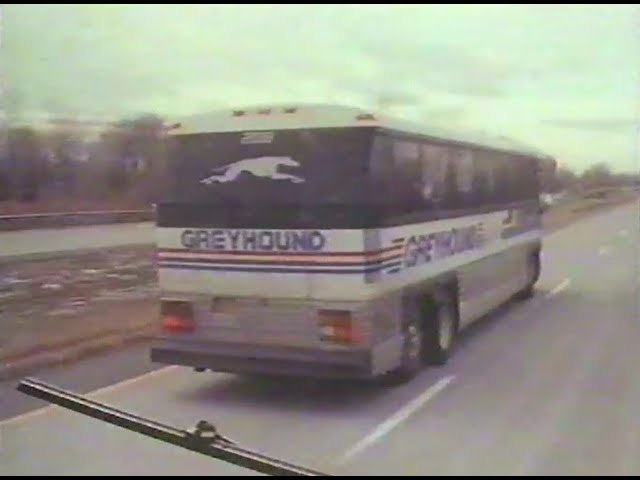 Ridin' the Dog   1989 Greyhound Buses Documentary class=