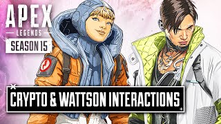 *NEW* Crypto and Wattson Interaction Voicelines  Apex Legends Season 15