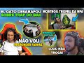 EL GATO DESABAFA SOBRE A MUSICA DO BAK! BAK MOSTROU TROFEU DA NFA! JORDAN É FARPADO E RESPONDE!