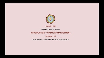 Operating Systems |  Introduction to Memory Management| AKTU Digital Education