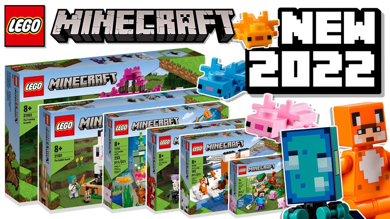 LEGO Minecraft 2022 Sets Revealed - YouTube