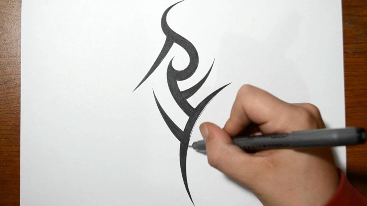 tribal letter r tattoo designs