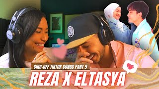 SING-OFF TIKTOK SONGS PART 9 (Zoom, Wait A Minute!, RIP Love) vs @Eltasya Natasha | REACTION 🥰😍