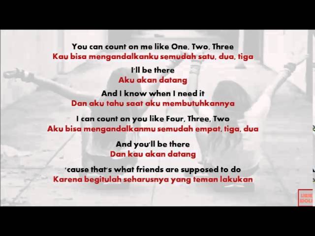 COUNT ON ME- BRUNO MARS | LIRIK LAGU DAN TERJEMAHAN BAHASA INDONESIA class=