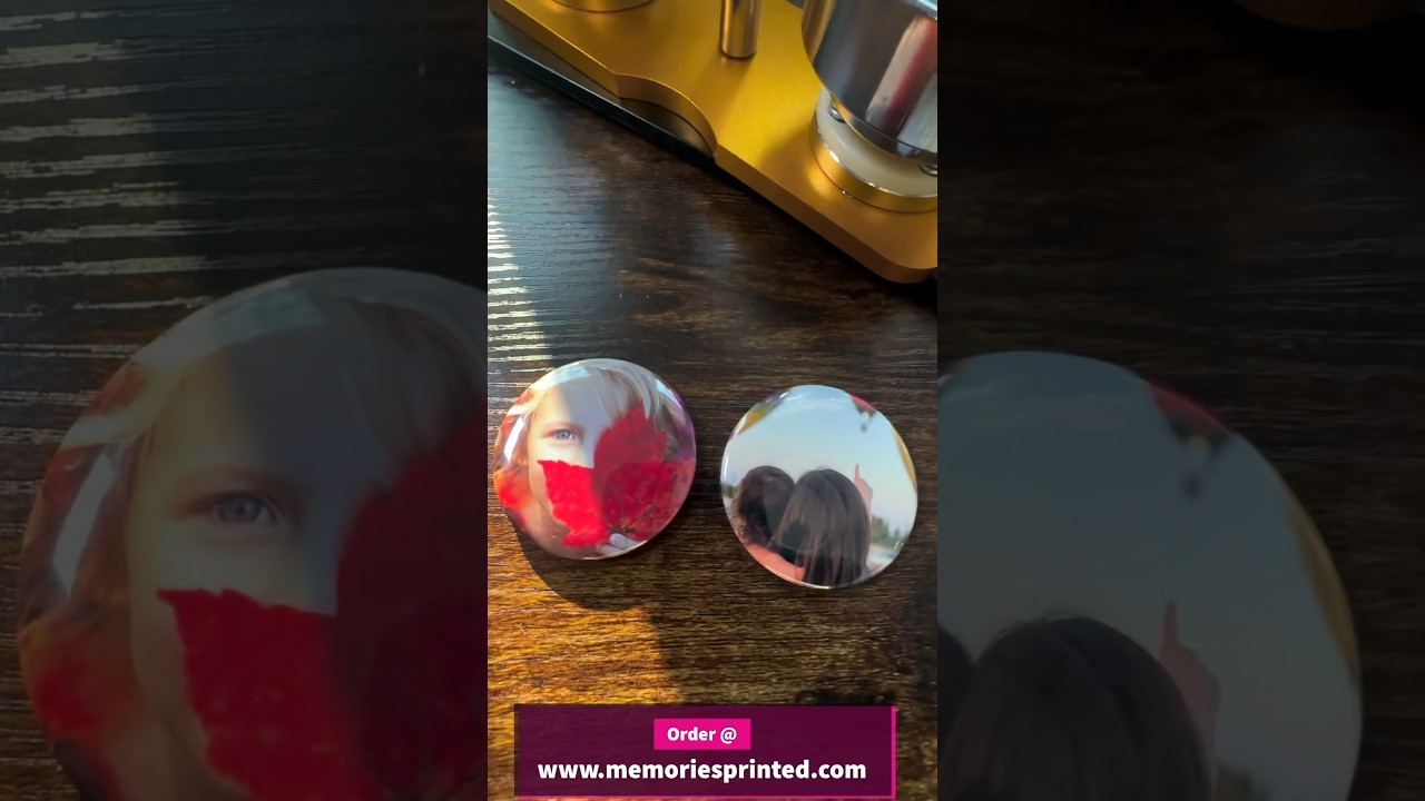 Customized round 58mm fridge magents. 