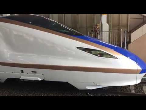 20190706_上越新幹線E7系F21編成_朱鷺色特別塗装色_新潟駅
