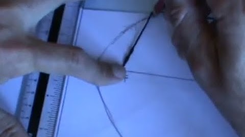 Dibujar elipse, parábola e hipérbola con un cordón