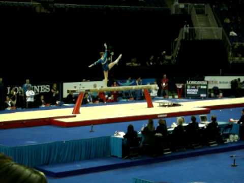 Veronica Wagner 2009 Worlds Prelims Beam