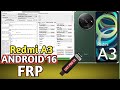 Redmi A3 Frp Android 16 Umt Tool 