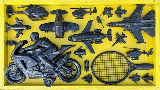 Come on! Cleaning Asian Airplane Toys, Lion Air, Airbus, TNI Fighter Jets, Racing Motorcycles.