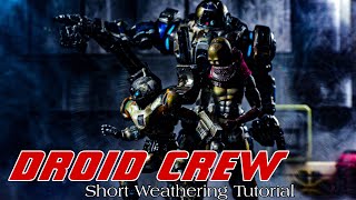 C3PO  Custom 1/12 short weathering Tutorial
