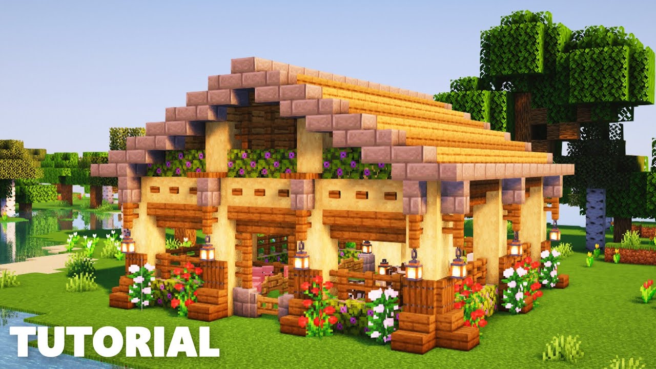 Minecraft | Cómo Construir un Granero de Animales