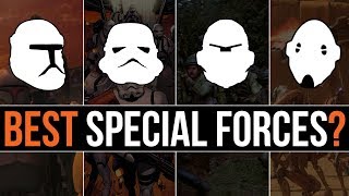 Which Star Wars Faction has the BEST SPECIAL FORCES? | Star Wars Lore