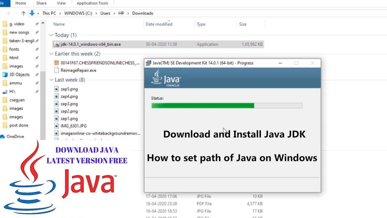 how to download things in java instead of winrar