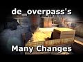 de_overpass's Many Changes