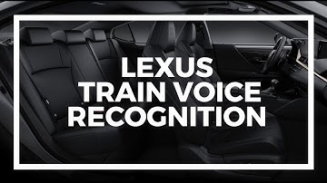Voice Command Training on Your Lexus