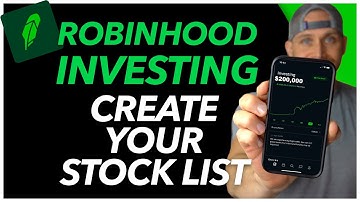 Robinhood Investing Lists Explained