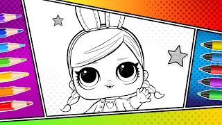 Coloring LOL Surprise Hops | Coloring Page with Markers | Coloring for Kids