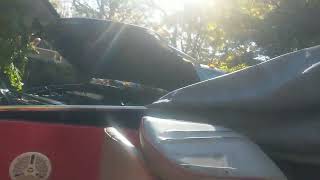 22 donzi testarossa firing up for first time in a year, fired on first  crank
