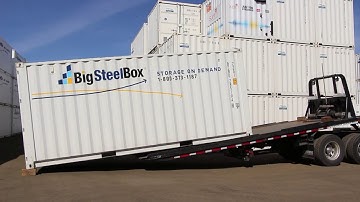 How We Deliver & Load Your BigSteelBox