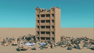 Temporal Pincer - My 3D Building explosion- Tenet Inspired