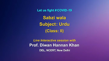Live Interaction :  Sabzi wala          Subject : Urdu  Class : II