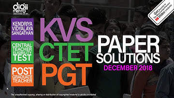 KVS PGT Computer Science December 2018 Paper Solution Set W Part 1