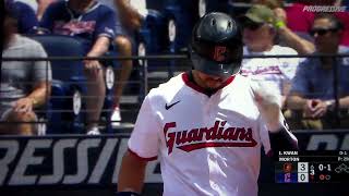 Cleveland Guardians OF Steven Kwan home run vs. Baltimore Orioles, 7/24/25