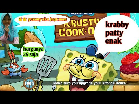  PERMAINAN  ANAK MASAK SPONGEBOB  MASAK KUE PIE DI KRUSTY  