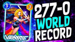 277-0 WORLD RECORD VALKYRIE CONTROL DECK! MUST TRY MARVEL SNAP DECK!