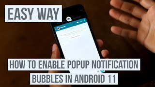 How to Enable Popup Notification Bubbles in Android 11 screenshot 3