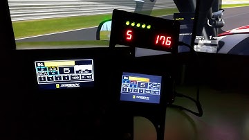 Homemade Thrustmaster T500 display and Buttonbox Test with Simhub