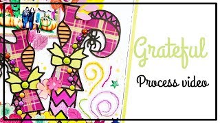 PINK PAISLEE Design Team - Scrapbooking process - Grateful