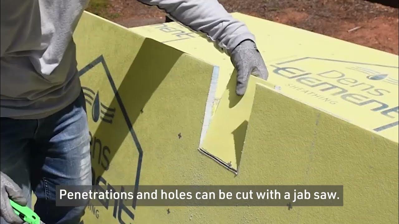How to Install DensElement® Sheathing YouTube