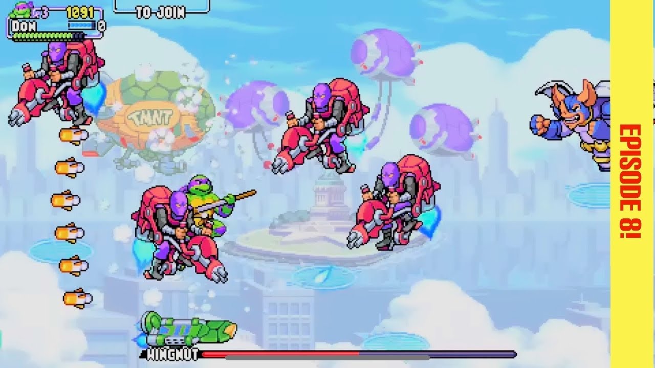 TMNT Shredders Revenge - Episode 8 - Panic In The Sky! Guide - YouTube