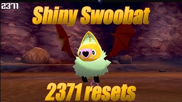 October Hunt: Live Shiny Swoobat - 2371 resets x3 encounters - Pokemon Shield