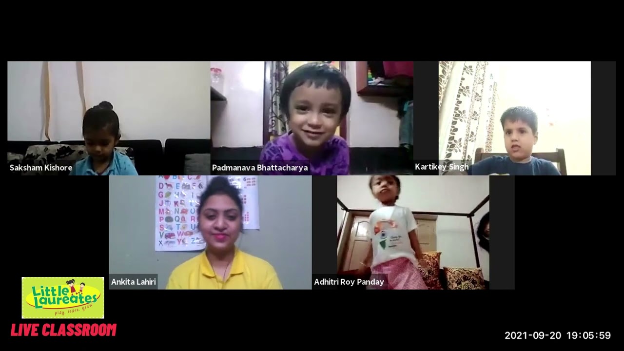 The Little Laureates Live Classroom - Watch classroom come alive with India's top online preschool