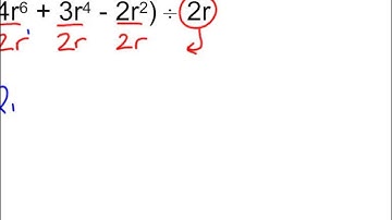 Lesson 11.5 Dividing Polynomials by a Monomial Part 1