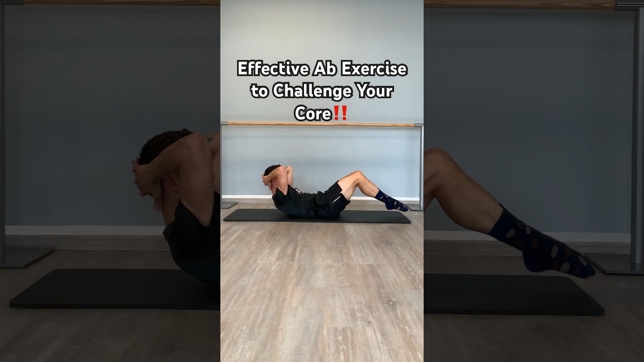 Effective Ab Exercise to Challenge Your Core!