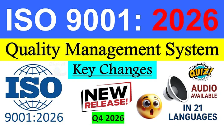 ISO 9001: 2026 -  Quality Management System The BIGGEST Change Coming in Sep 2026 | Are You Ready ??