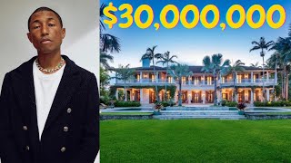 Celebrity PHARRELL WILLIAMS' $30 Million House Profile