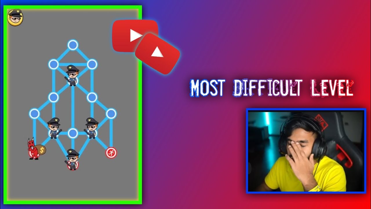 CATCH THE THIEF: SUPER POLICE MOST DIFFICULT LEVEL- TECHNO GAMERZ - YouTube