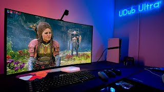 God of War Ragnarok Looks GORGEOUS on an Alienware 32" 4k QD-OLED | AW3225QF HDR Gameplay w/ DLSS 4