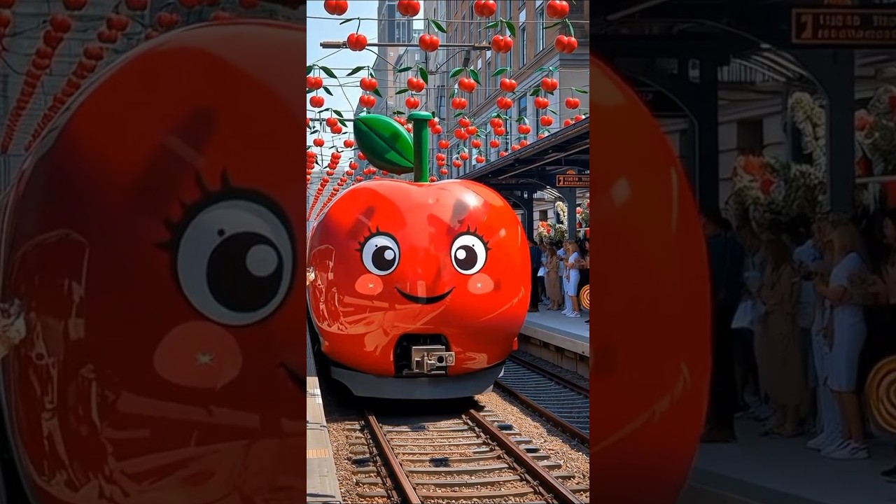 Cherry Themed Train 🎀 Would you like to ride? 